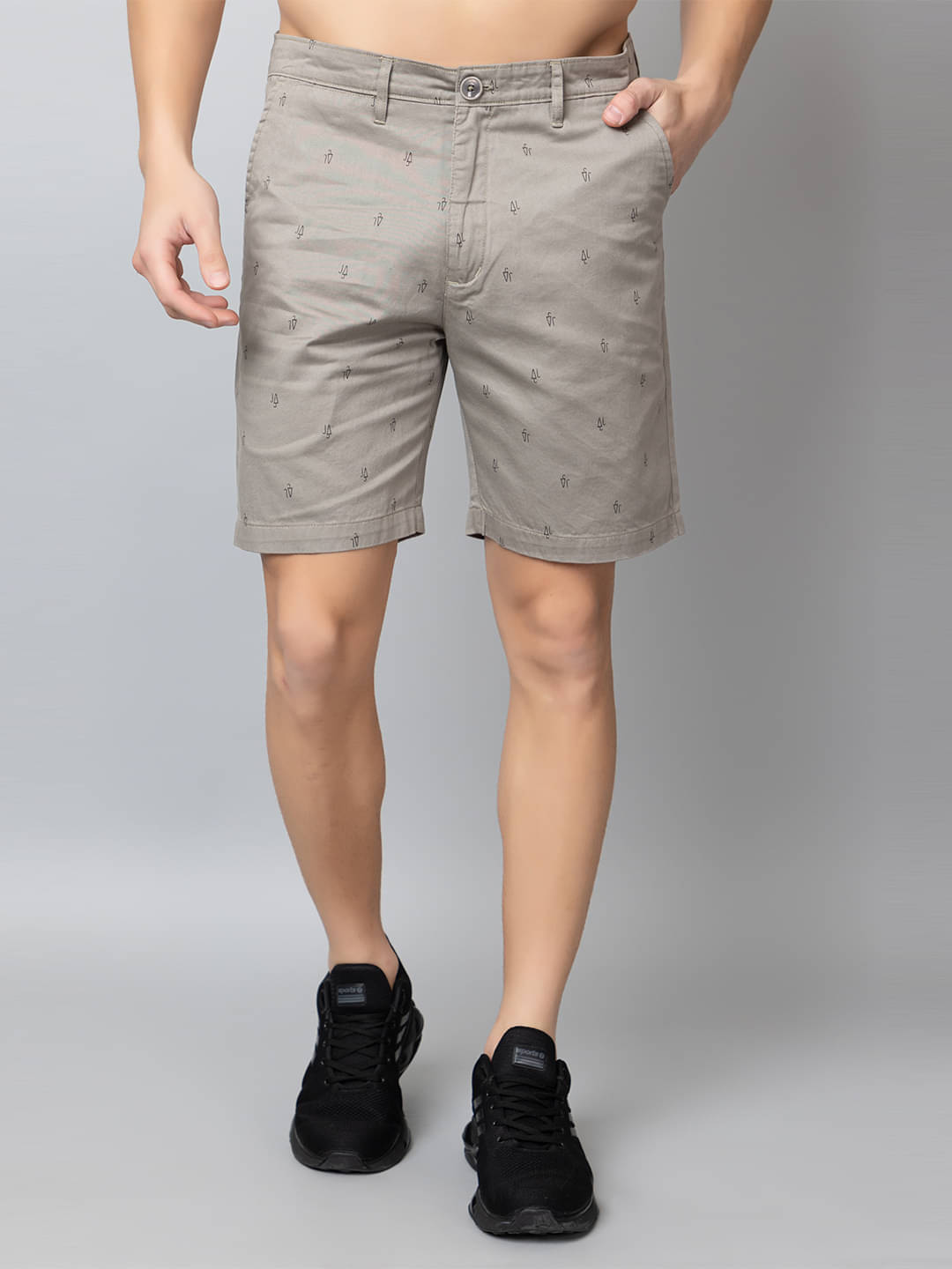     			Club York Grey Cotton Blend Men's Shorts ( Pack of 1 )