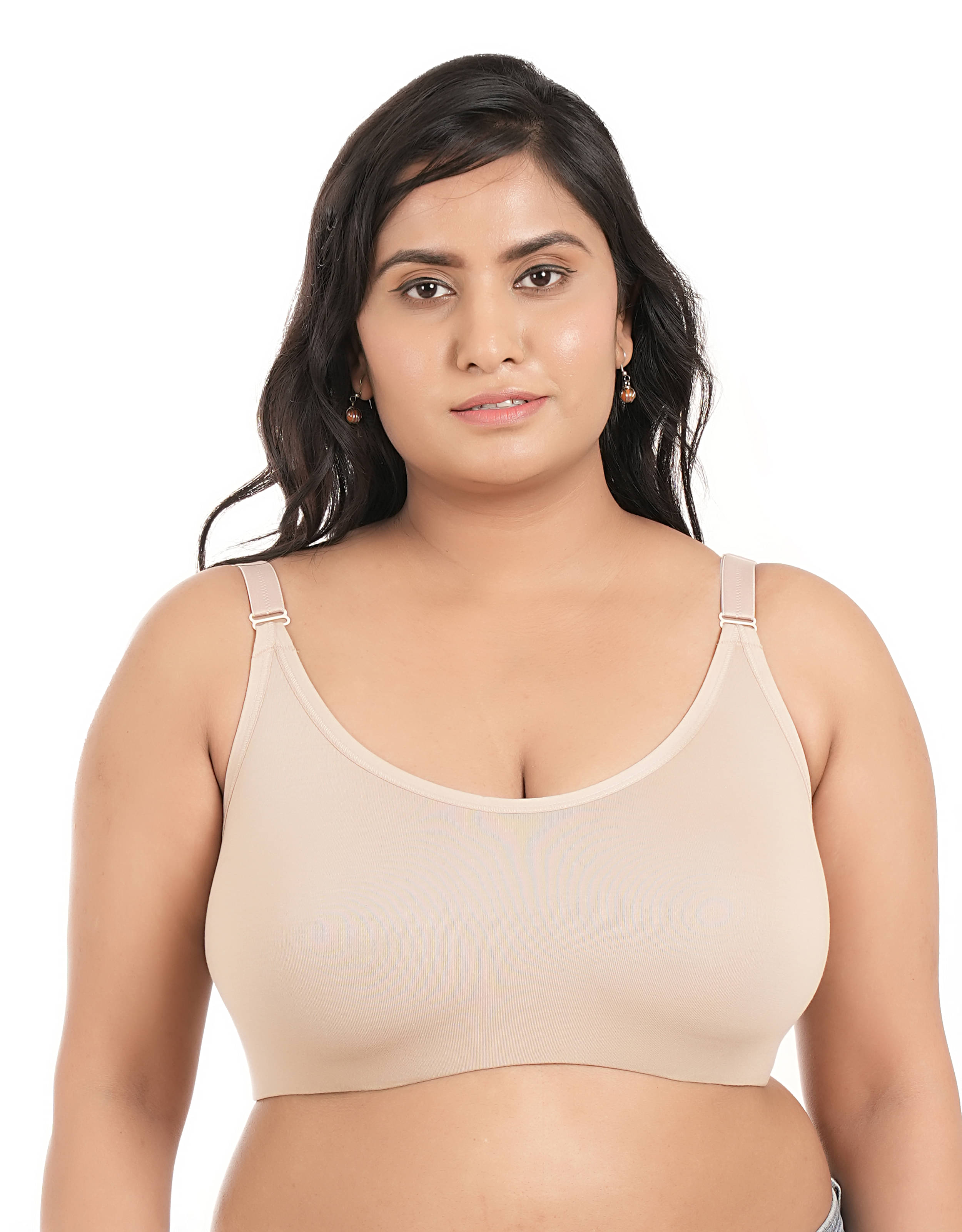 Elina Pack of 1 Lycra Non Padded Minimizer Bra For Women ( Beige ) Elina Pack of 1 Lycra Non Padded Minimizer Bra For Women ( Beige )