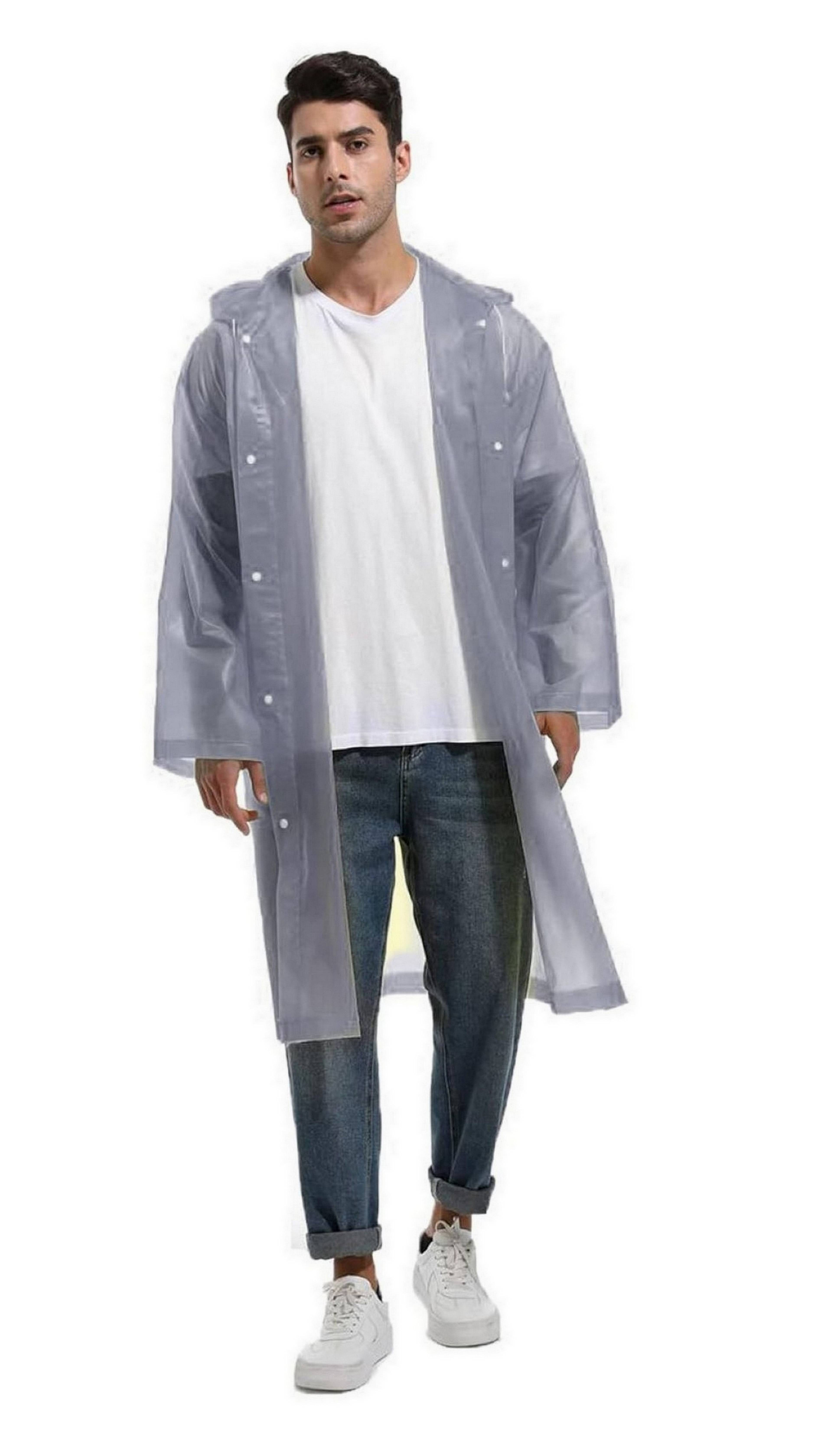 Infispace Grey Nylon Men's Raincoat ( Pack of 1 ) Infispace Grey Nylon Men's Raincoat ( Pack of 1 )