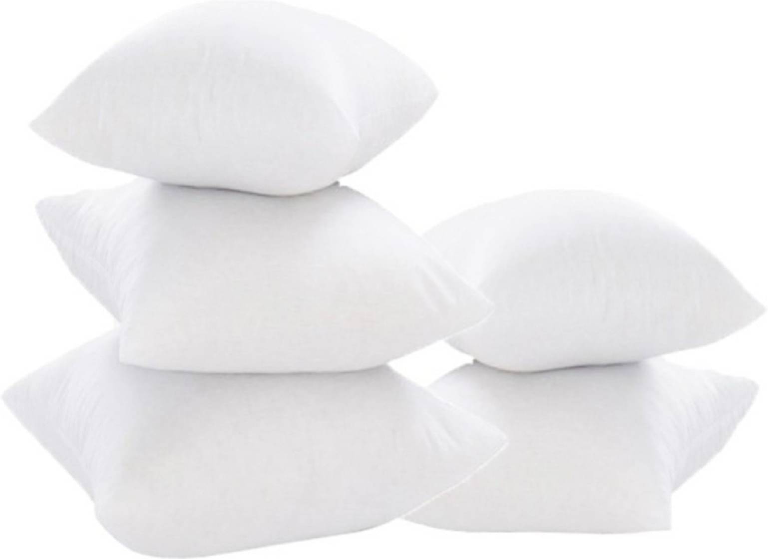 JDXONLINESALE Set of 5 White Cotton Filled Cushion JDXONLINESALE Set of 5 White Cotton Filled Cushion