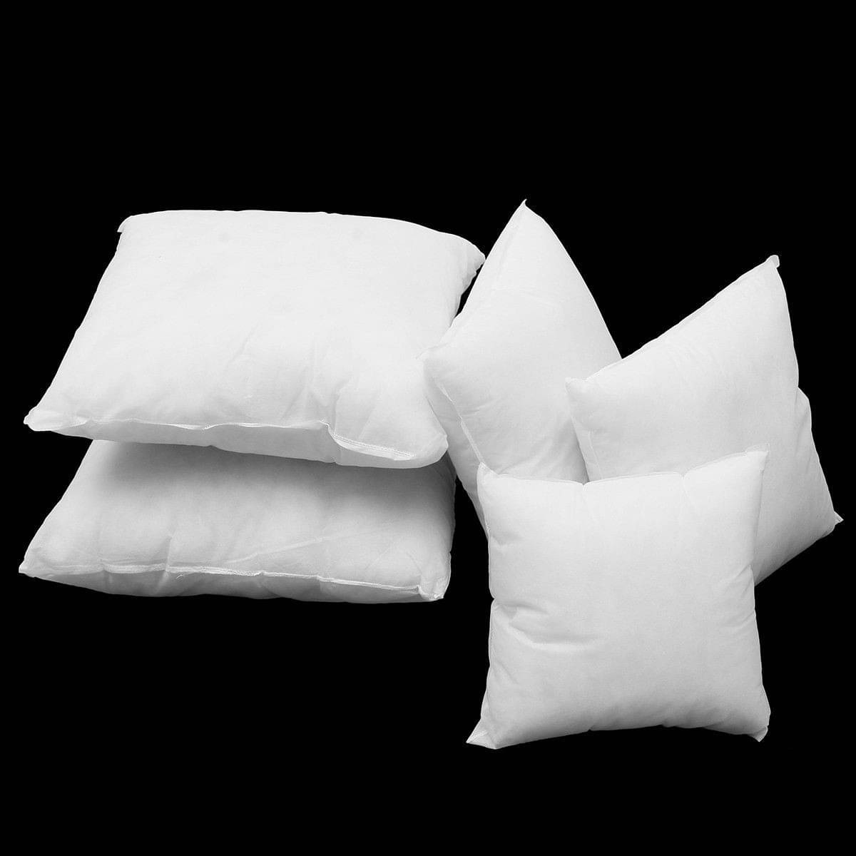     			JDXONLINESALE Set of 5 White Polyester Filled Cushion