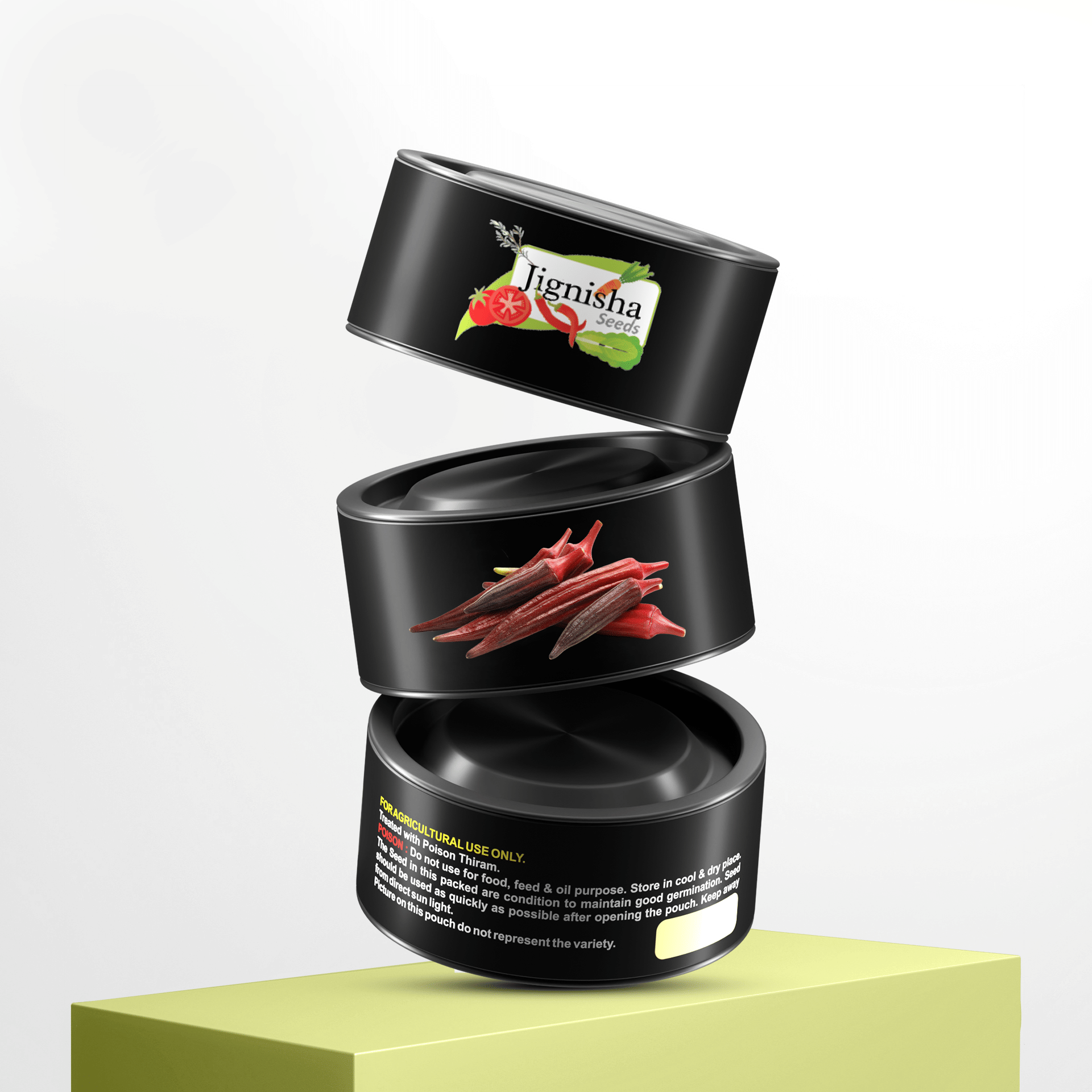 Organic Red Okra Vegetable ( 30 Seeds ) Organic Red Okra Vegetable ( 30 Seeds )