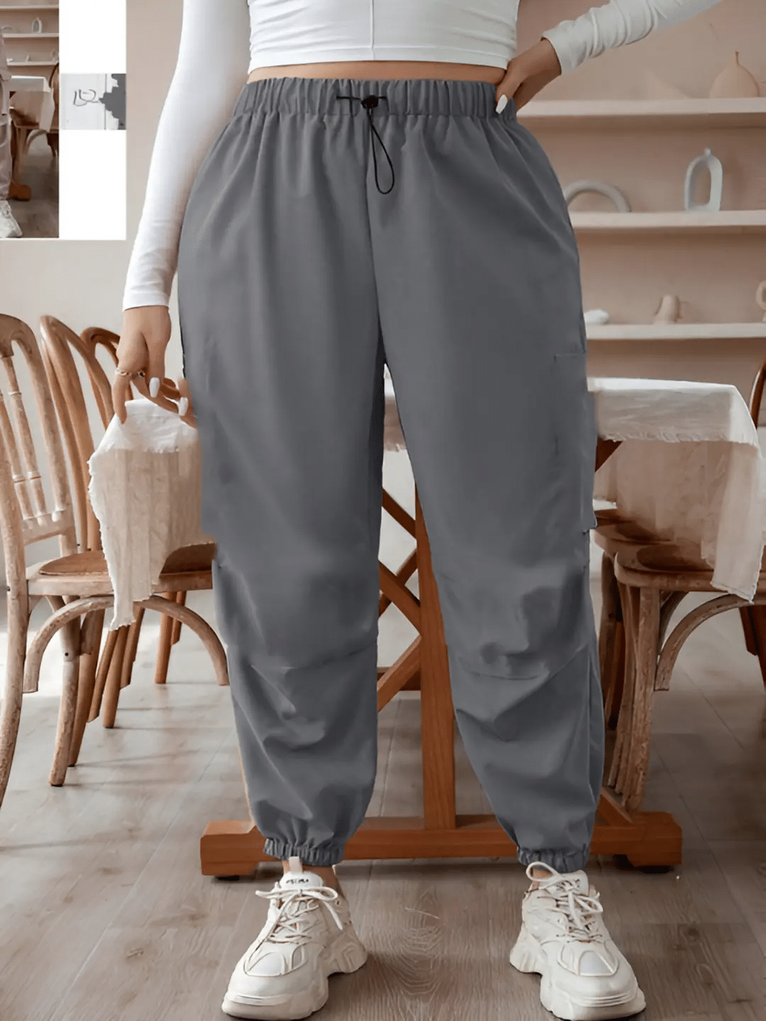     			MAYKR Pack of 1 Polyester Regular Women's Joggers ( Grey )