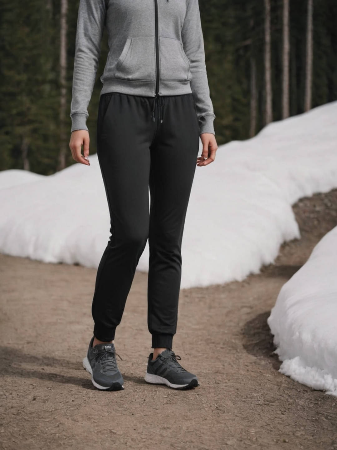     			MAYKR Pack of 1 Polyester Regular Women's Joggers ( Black )