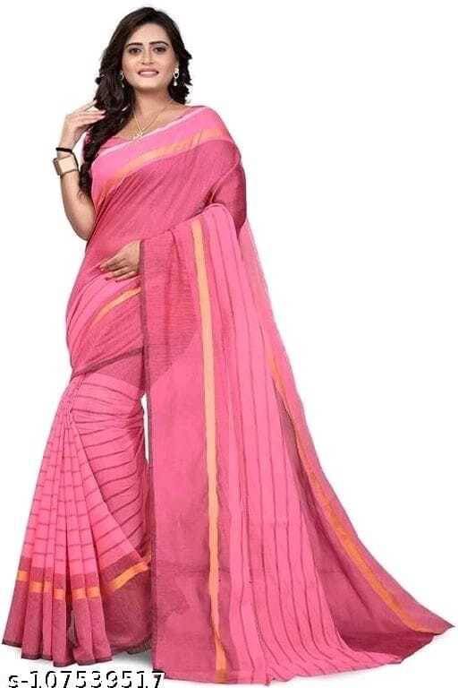     			RUNAYA NX Art Silk Printed Saree With Unstitched Blouse Piece ( Pink )