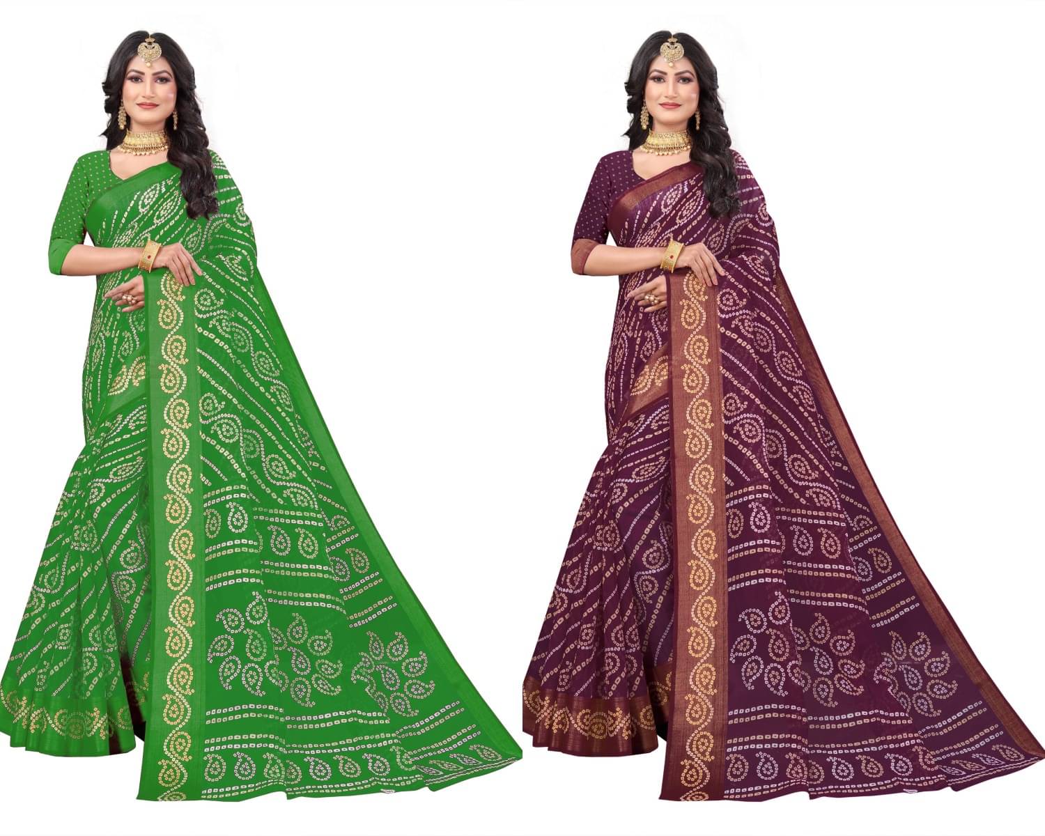 RUNAYA NX Cotton Blend Printed Saree With Unstitched Blouse Piece ( Multicolor ) RUNAYA NX Cotton Blend Printed Saree With Unstitched Blouse Piece ( Multicolor )
