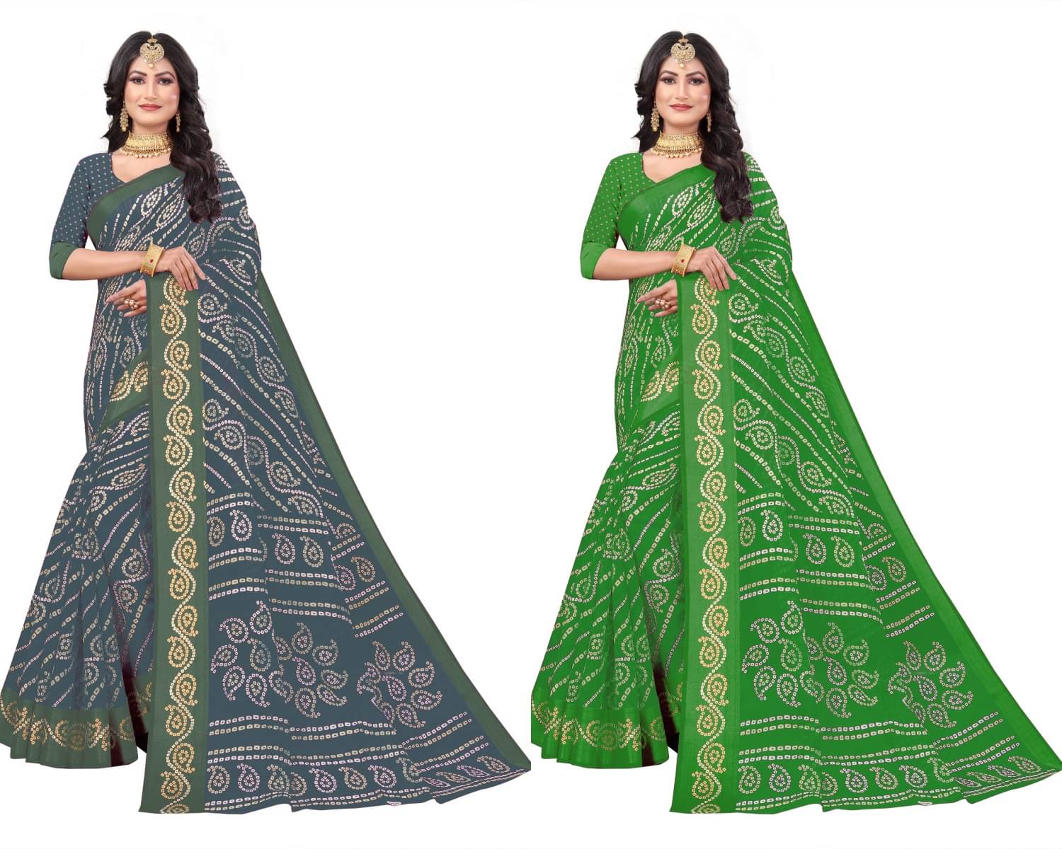 RUNAYA NX Cotton Blend Printed Saree With Unstitched Blouse Piece ( Multicolor ) RUNAYA NX Cotton Blend Printed Saree With Unstitched Blouse Piece ( Multicolor )