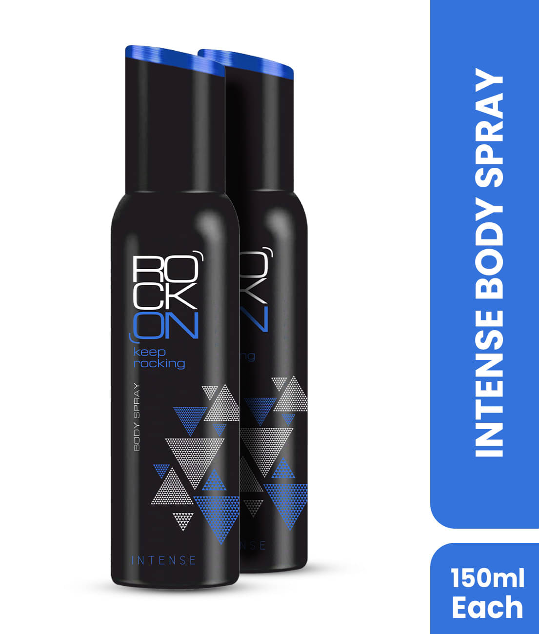 ROCK ON Intense Deodorant Body Spray with Long Lasting Fragrance Men & Women 150 ml ( Pack of 2 ) ROCK ON Intense Deodorant Body Spray with Long Lasting Fragrance Men & Women 150 ml ( Pack of 2 )