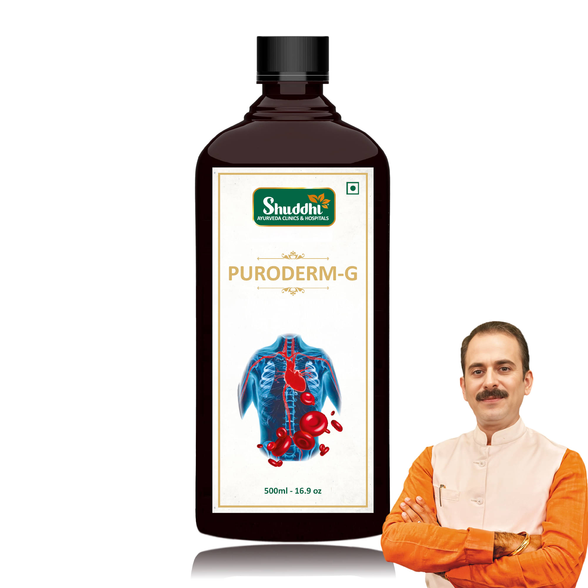     			Shuddhi Puroderm-G Tonic | Herbal Blood Purifying Tonic, 500ml