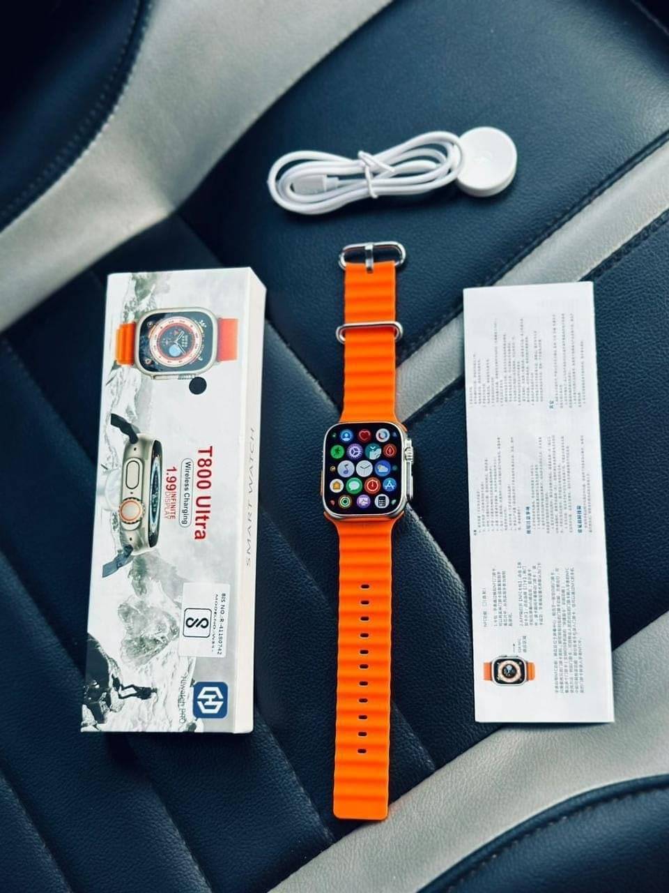 TECSIRE AMOLED Sim Calling Smart Watch with Silicone Strap Upto 24 hours Backup ( Orange ) TECSIRE AMOLED Sim Calling Smart Watch with Silicone Strap Upto 24 hours Backup ( Orange )