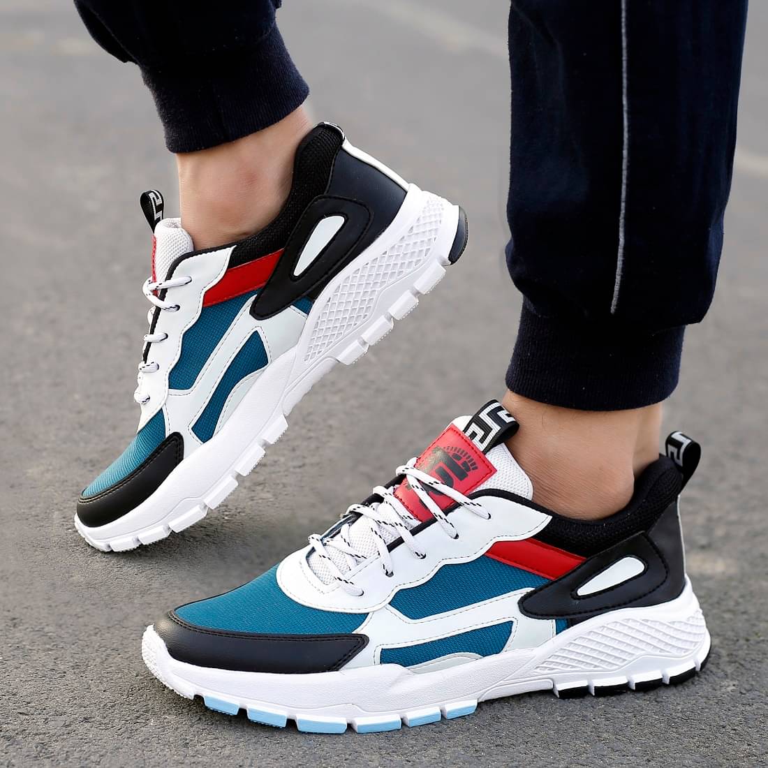     			TR TR SNEAKERS CASUAL WALKING CHUNKY SHOES Multicolor Men's Sneakers