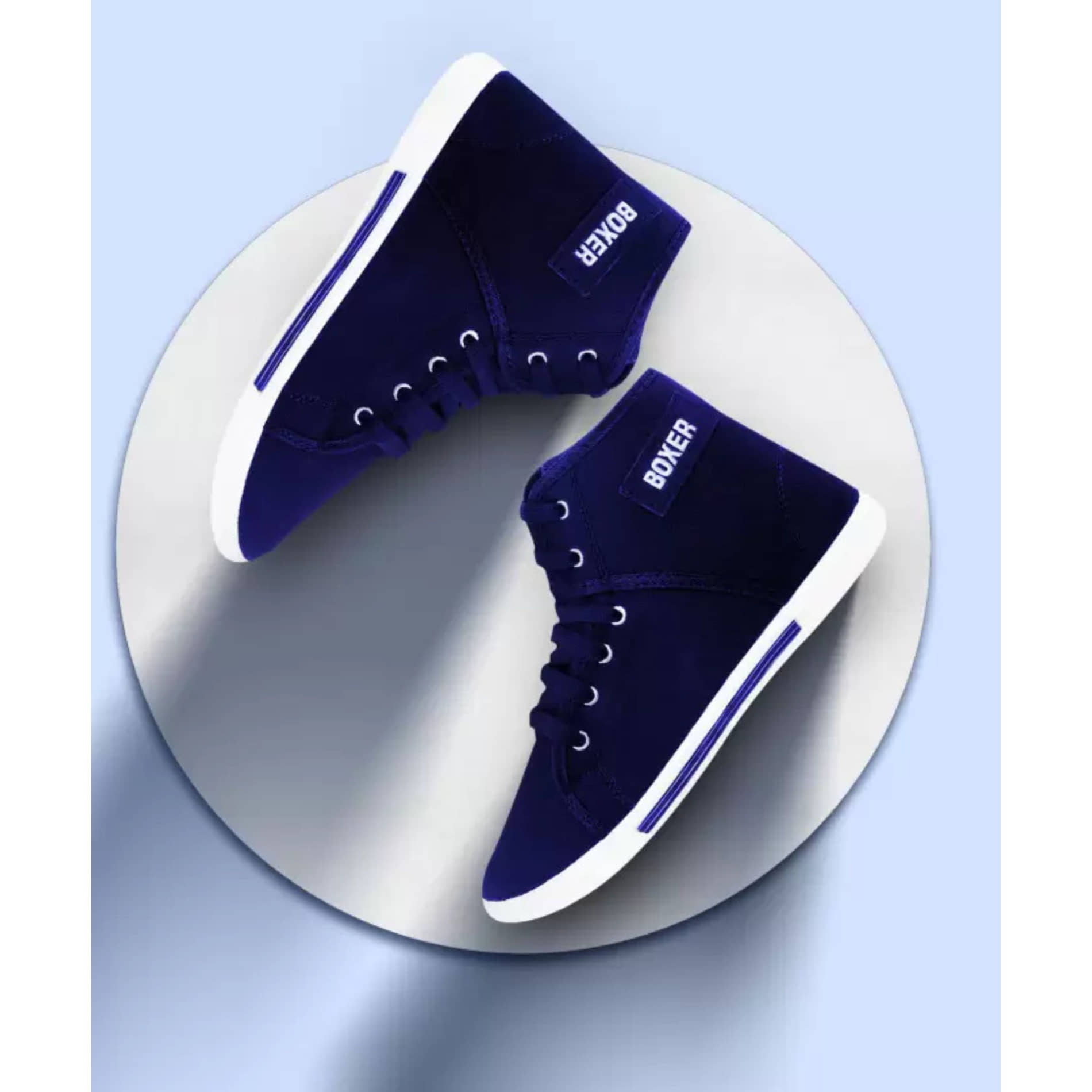 hotstyle BOXER Blue Men's High Tops Shoes - Casual Shoes | Buy online on ZillyBuy