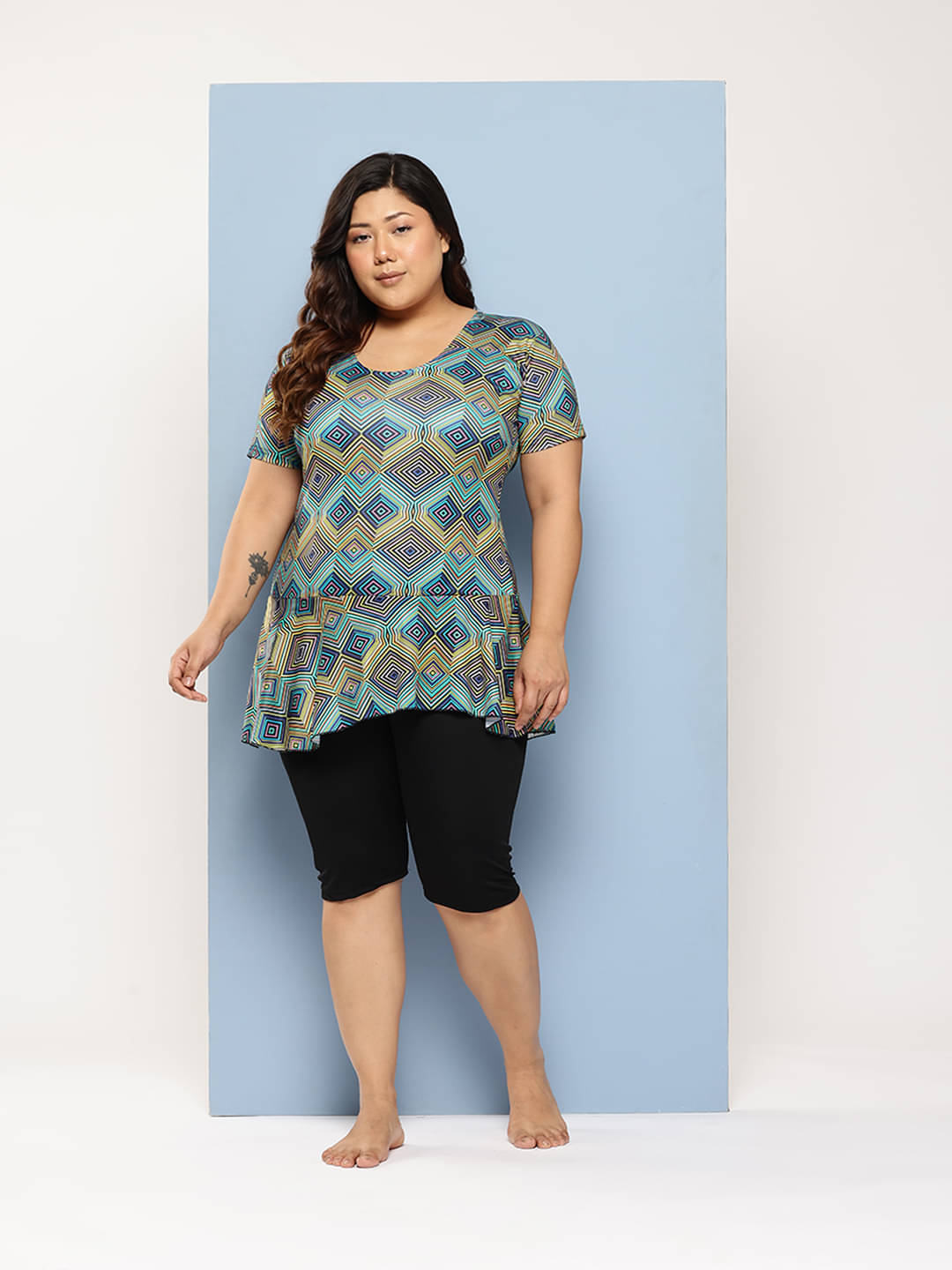     			Aarika Nylon Green Beach Dresses - Single