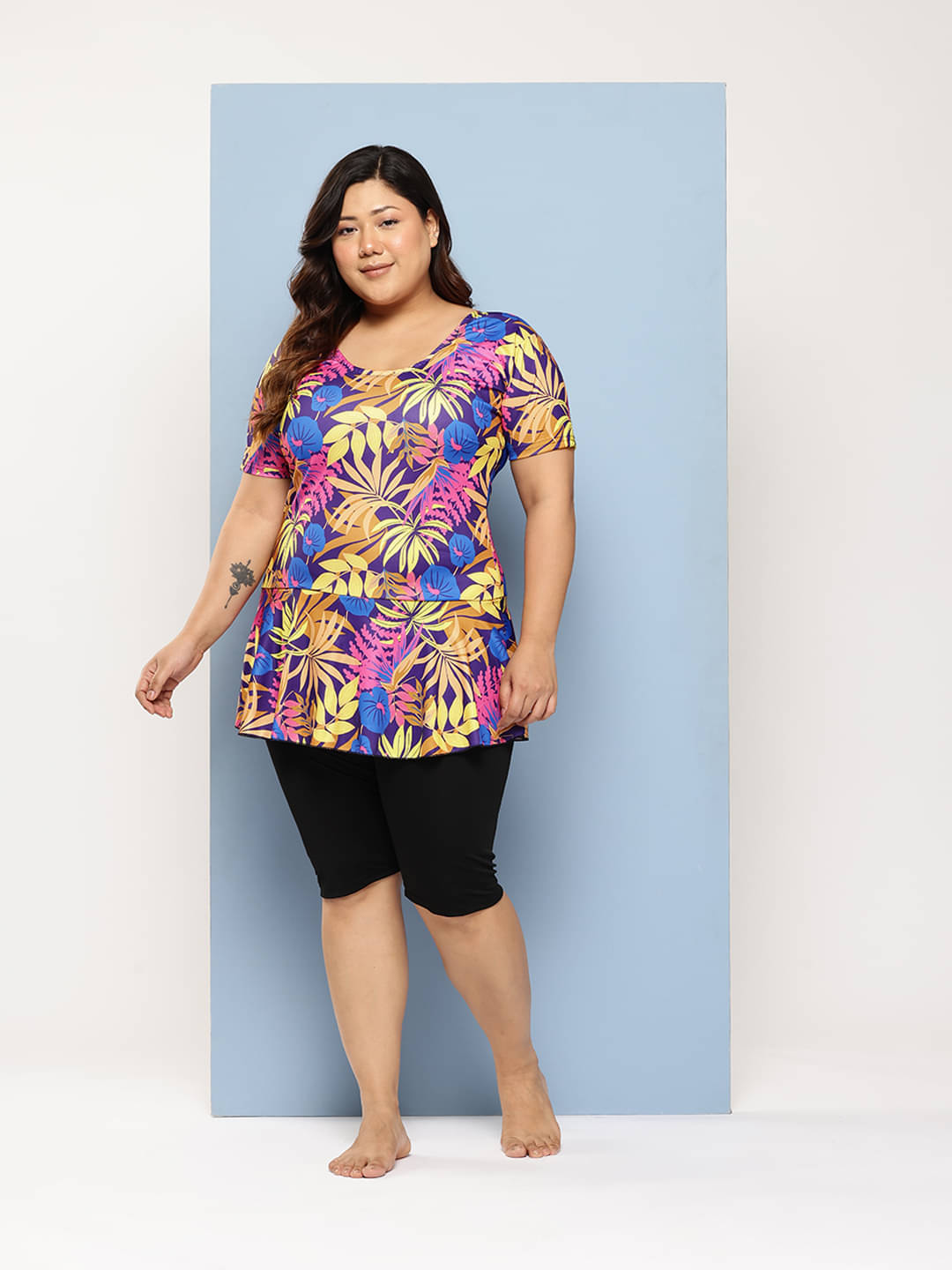 Aarika Nylon Yellow Beach Dresses - Single     			Aarika Nylon Yellow Beach Dresses - Single