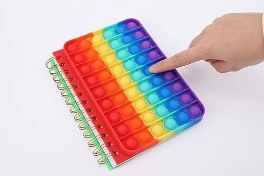     			ECLET Stationery Gift Set Combo-2Pcs Pop It Diary 120 Page With Free Pencil For Kids B5 Diary RULED 120 Pages  (Multicolor)