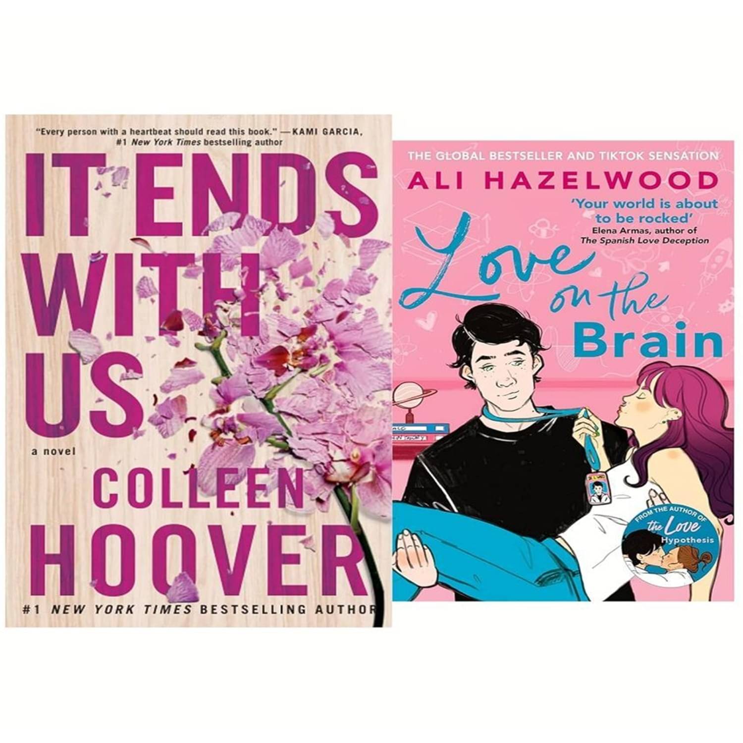 It Ends With Us + Love On The Brain (Romantic Combo Of 2 Novels) Paperback – 1 January 2021 It Ends With Us + Love On The Brain (Romantic Combo Of 2 Novels) Paperback – 1 January 2021