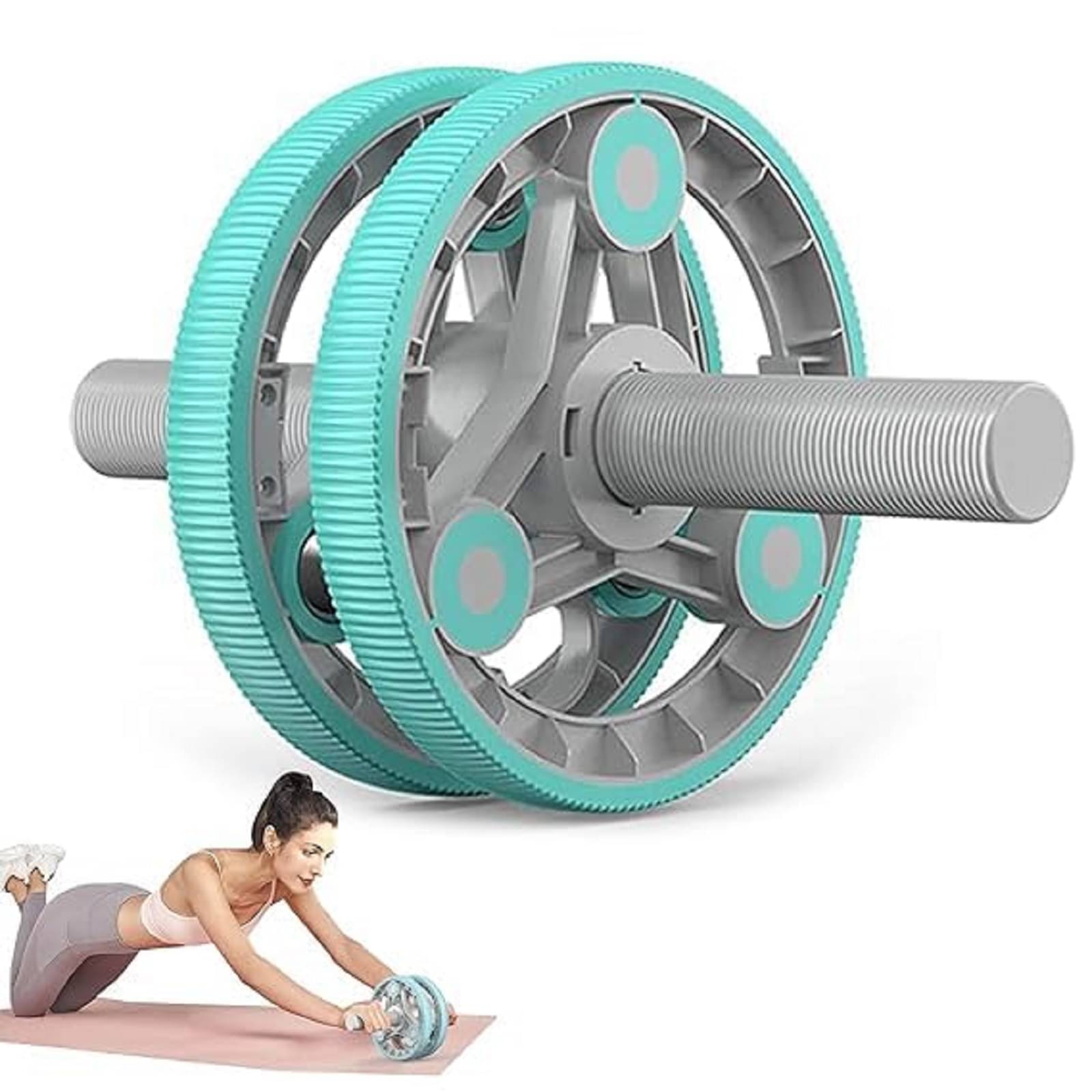     			Multifunctional Abdominal,Ab Roller Wheel 14-in-1Exercise Roller Wheel Kit for Abdominal & Core Strength Training Perfect Home Gym Equipment for Women