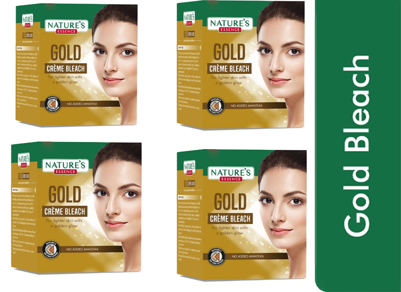     			Nature's Essence Gold cream Bleach, 43gm, (Pack of 4)