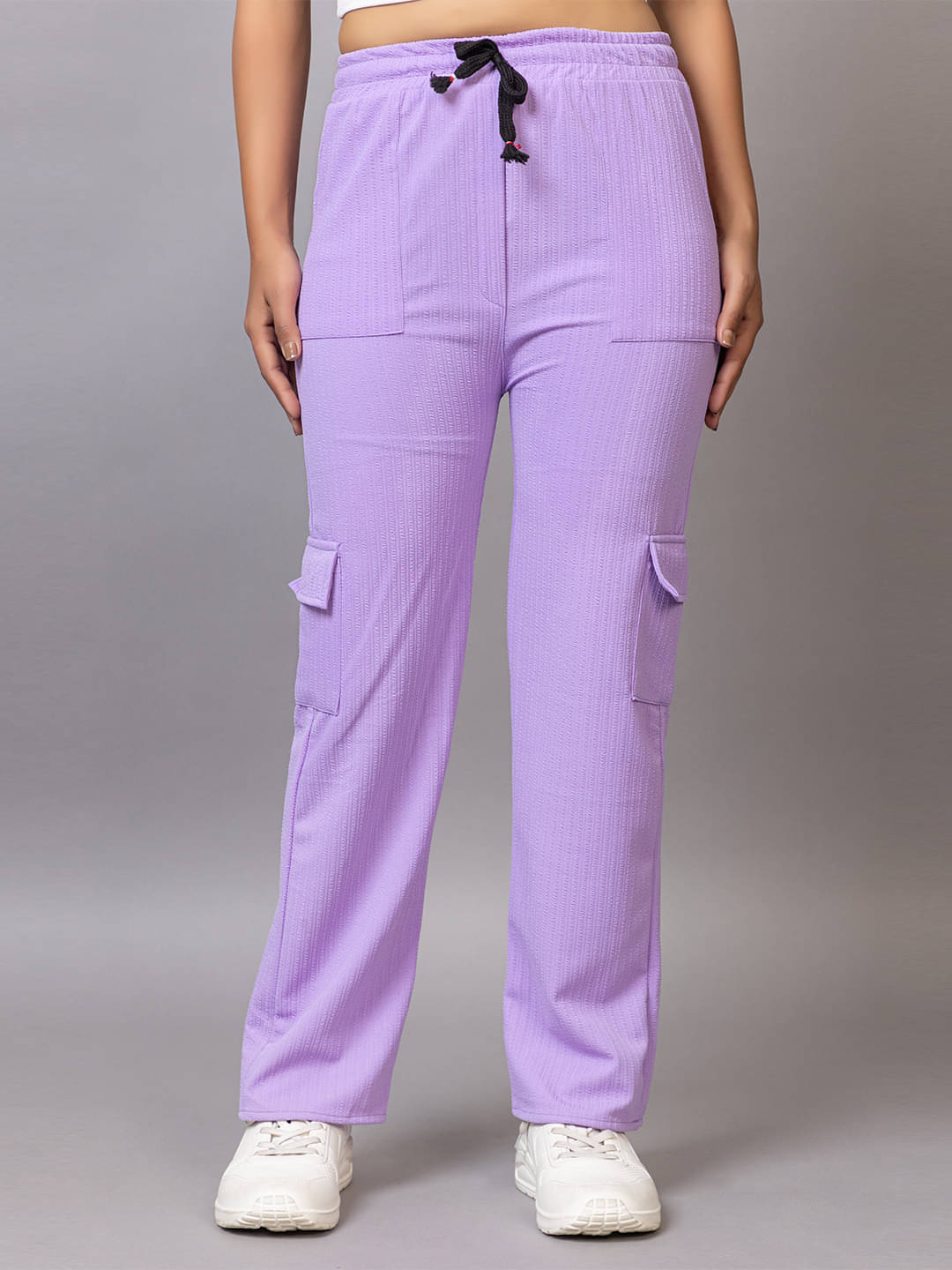     			PROBASIC Pack of 1 Cotton Blend Regular Women's Formal Pants ( Purple )