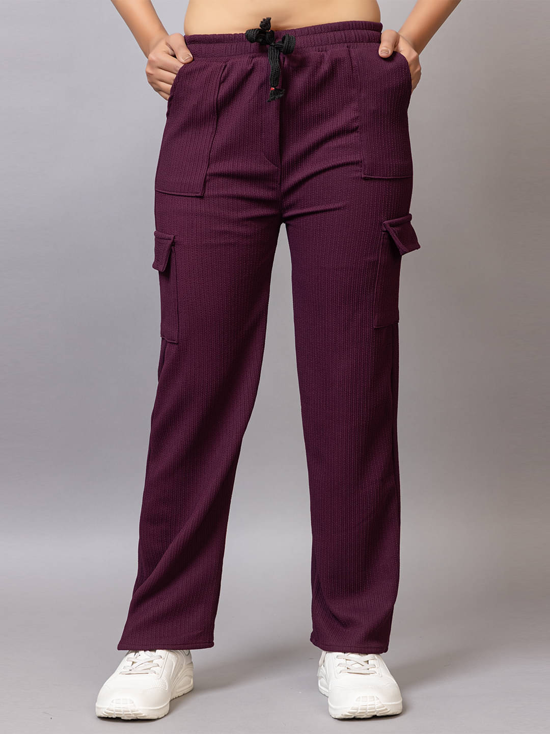     			PROBASIC Pack of 1 Cotton Blend Regular Women's Formal Pants ( Maroon )