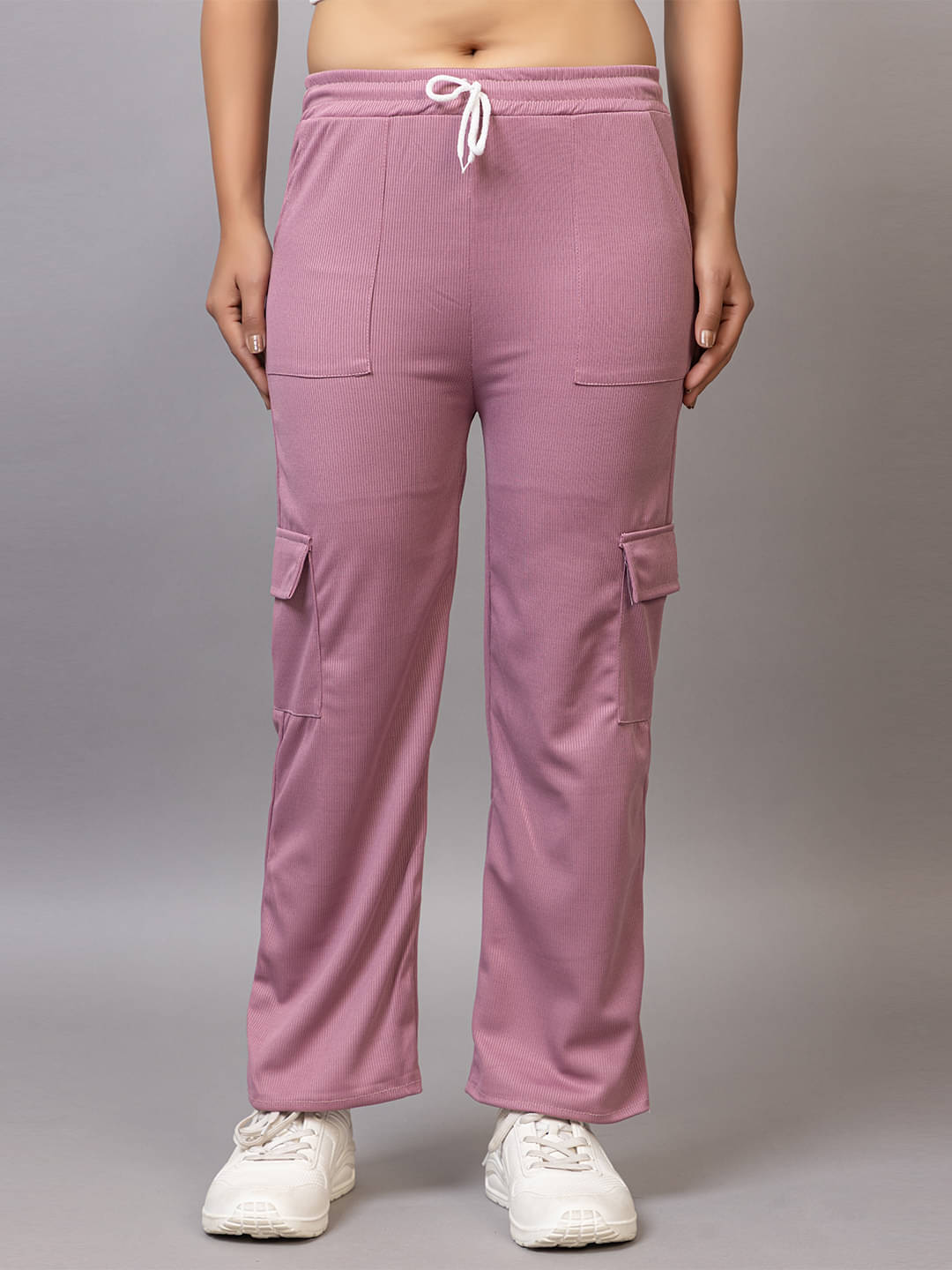     			PROBASIC Pack of 1 Cotton Blend Regular Women's Formal Pants ( Purple )