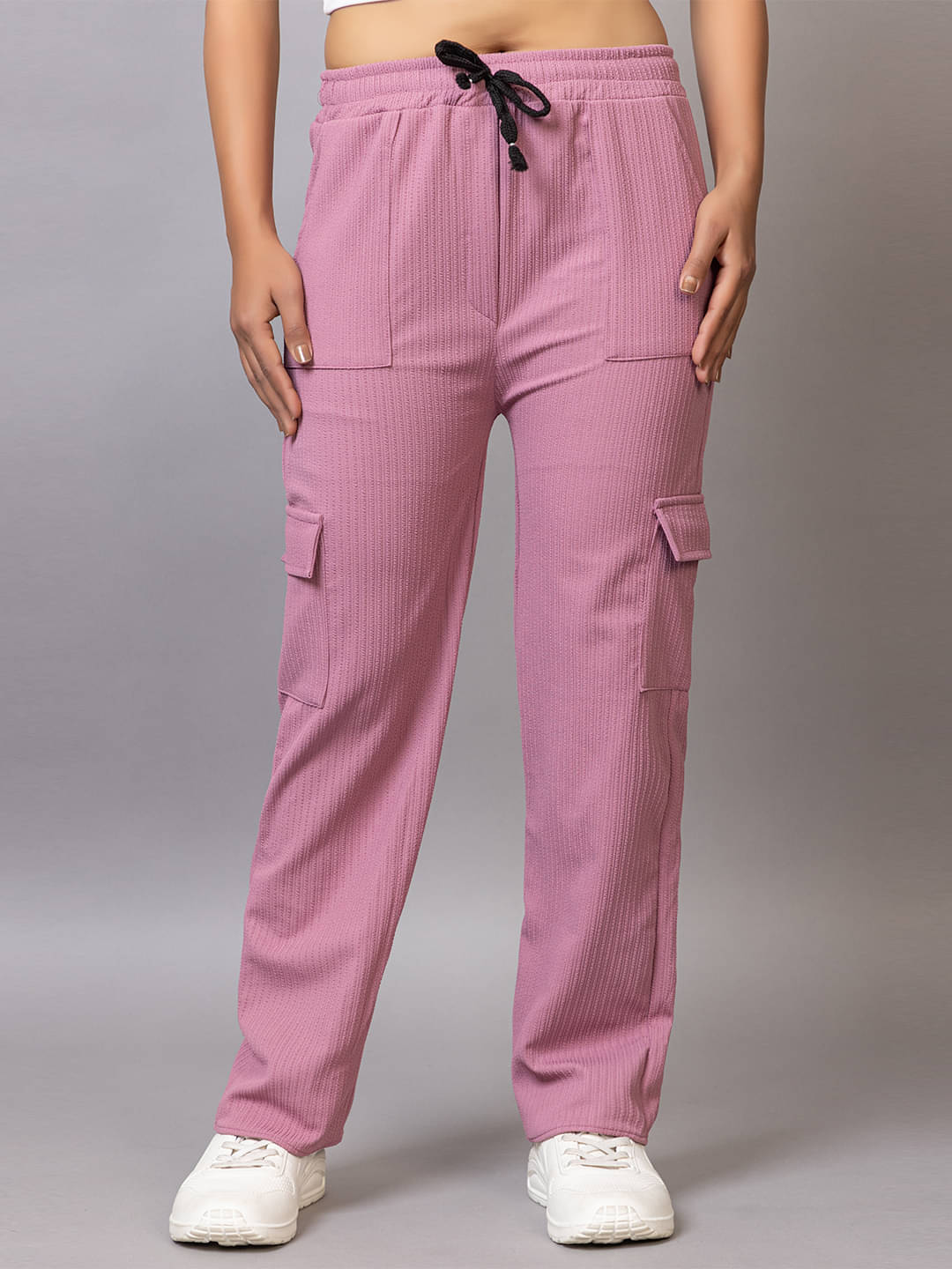    			PROBASIC Pack of 1 Cotton Blend Regular Women's Formal Pants ( Pink )