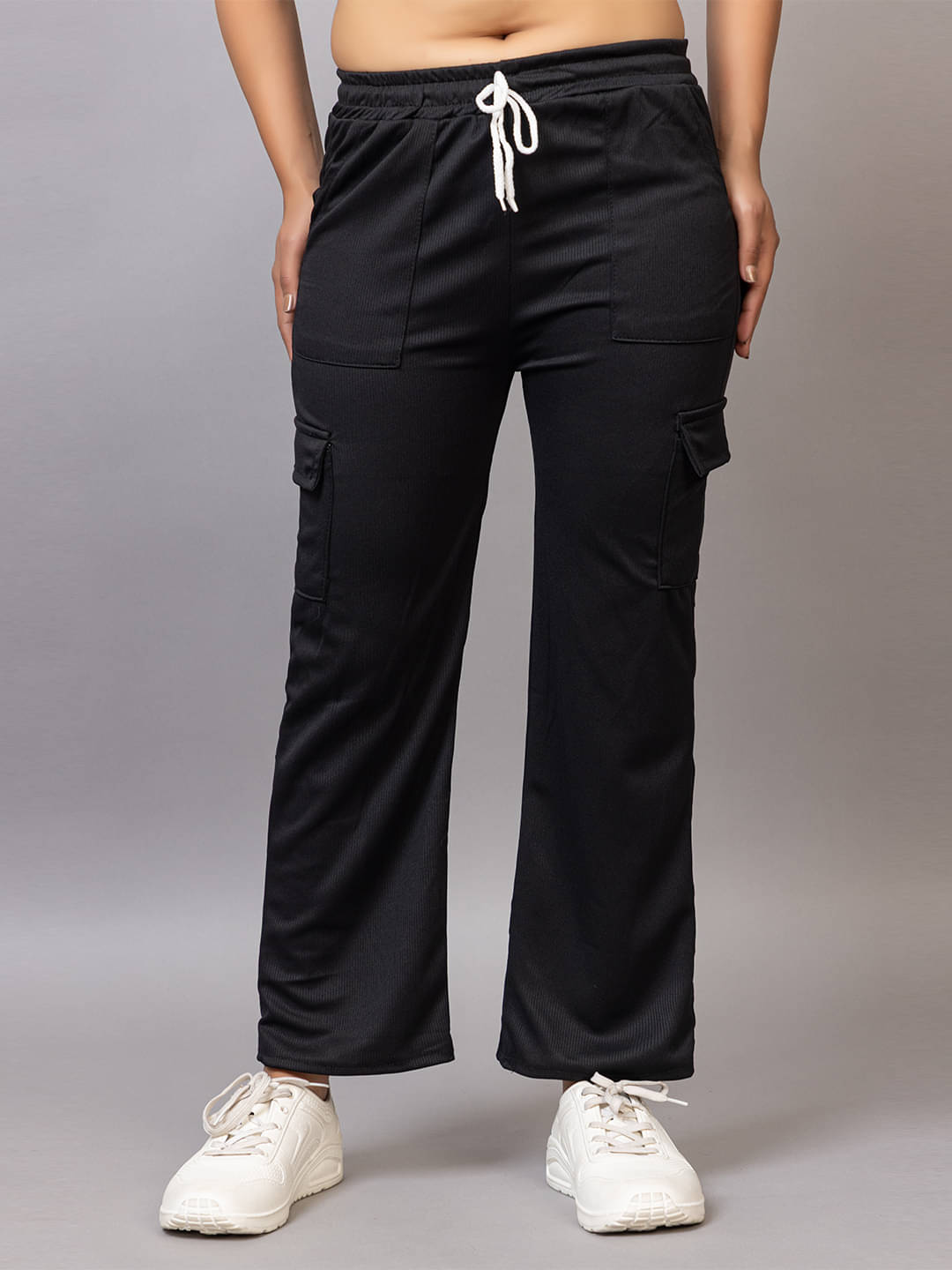     			PROBASIC Pack of 1 Cotton Blend Regular Women's Formal Pants ( Black )