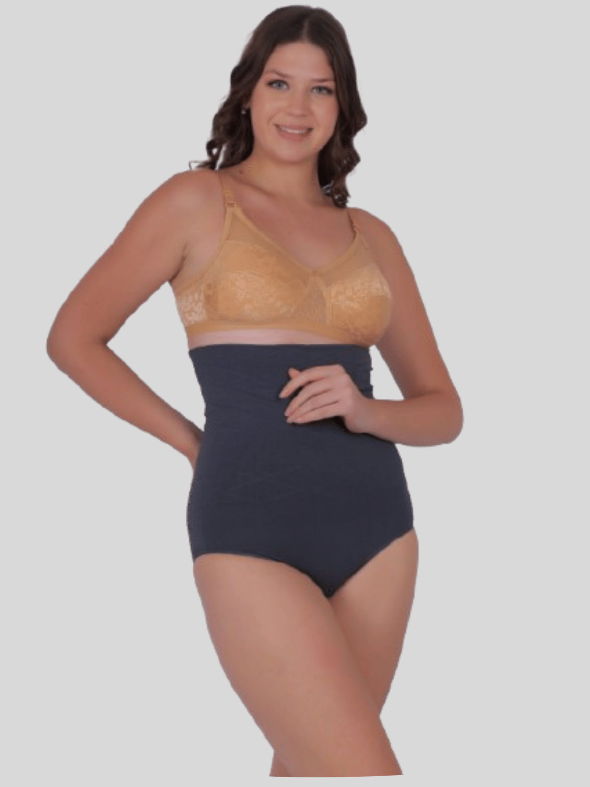     			Pia Trends Pack of 1 Cotton Blend Women's Waist Cincher ( Grey )