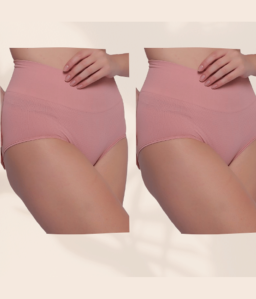 Pia Trends Pack of 2 Cotton Blend Women's Tummy Tucker ( Peach ) - Shapewear | Buy online on ZillyBuy