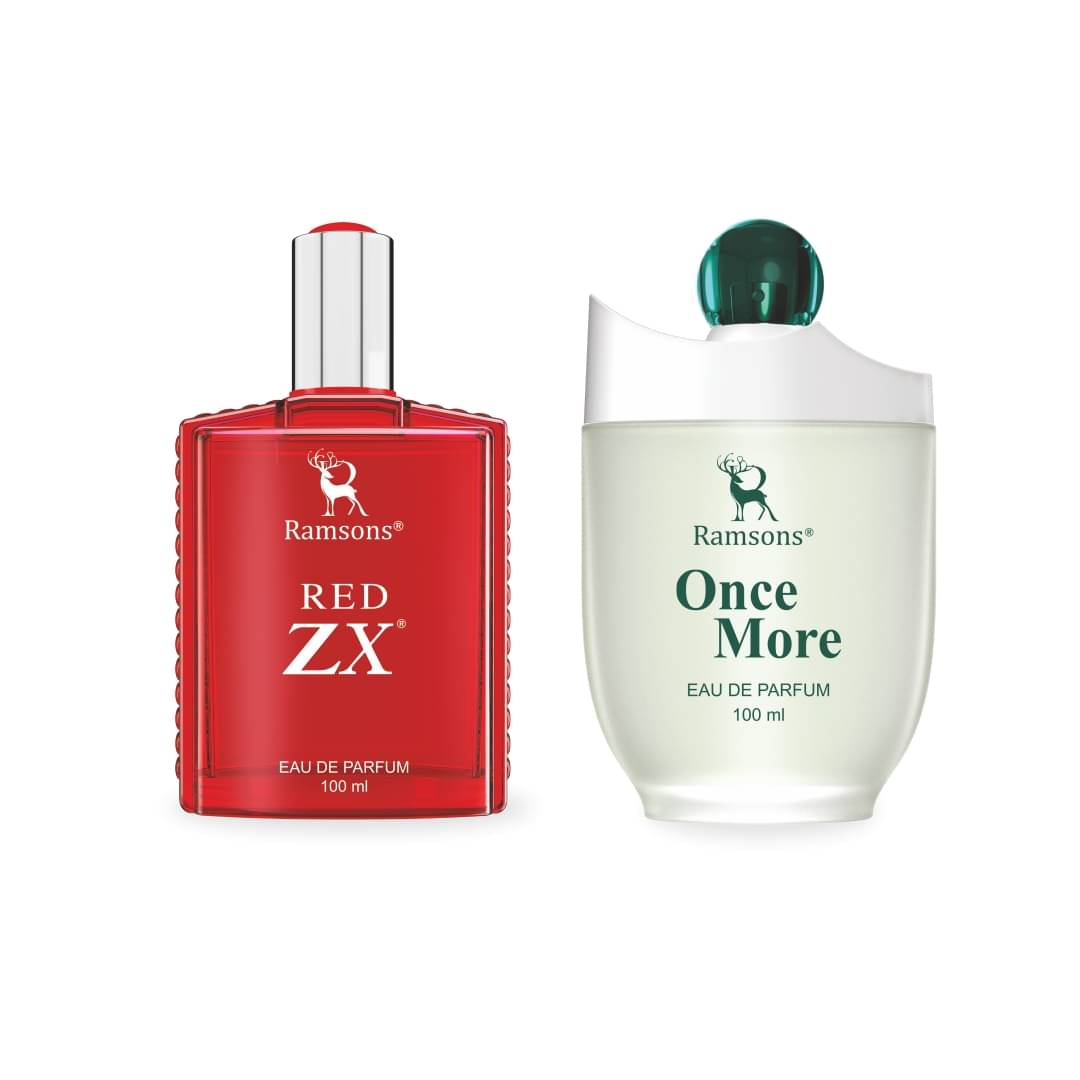     			Ramsons - RED ZX & ONCE MORE EDP Eau De Parfum For Men 100ml each ( Pack of 2 )