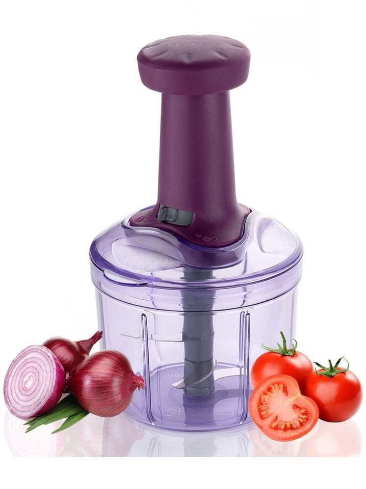     			MAGICSPOON Hand Chopper Blue Polypropylene Mannual Chopper 900 ml ( Pack of 1 )