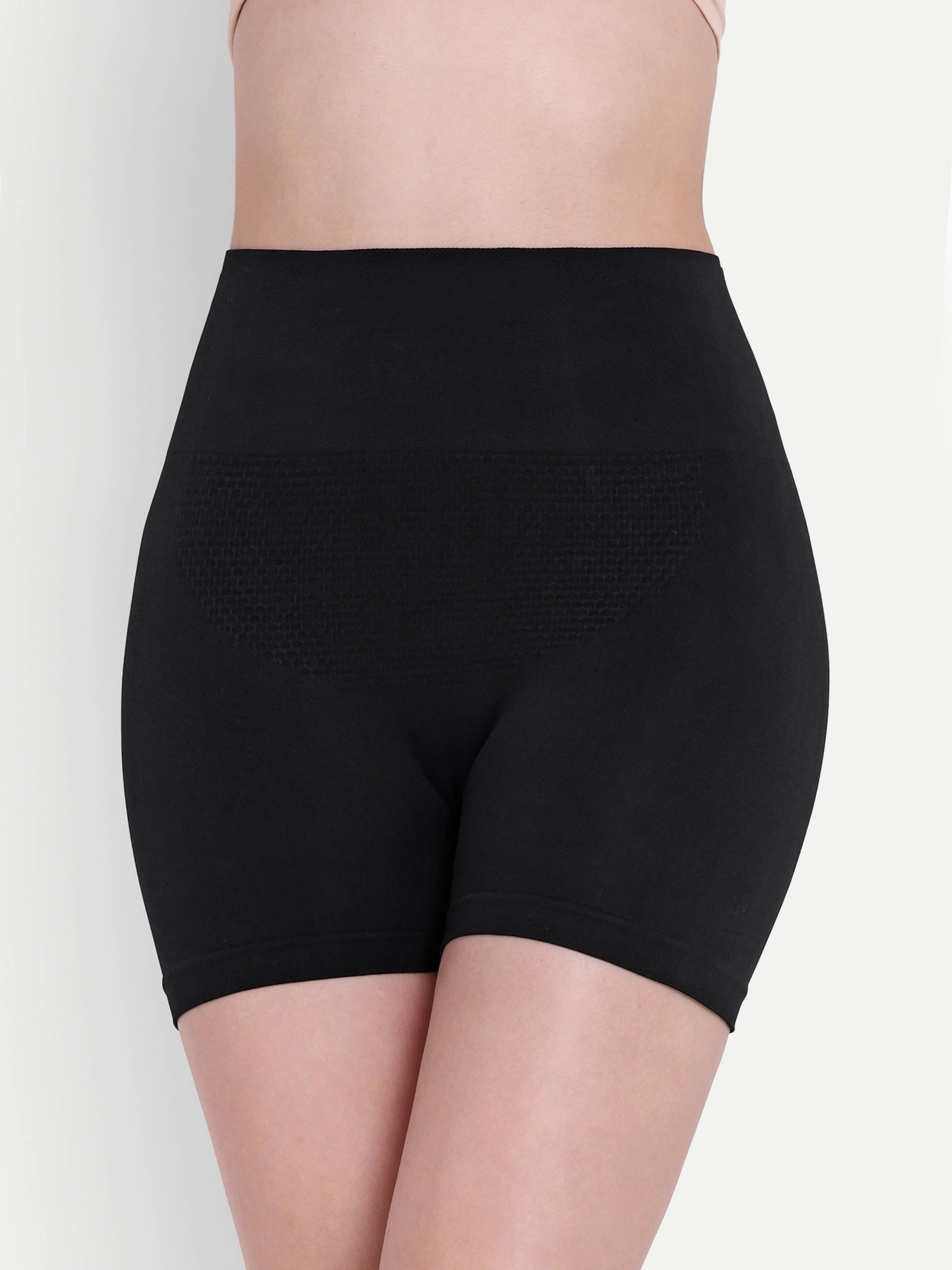     			Taslar Pack of 1 Cotton Women's Tummy Tucker ( Black )