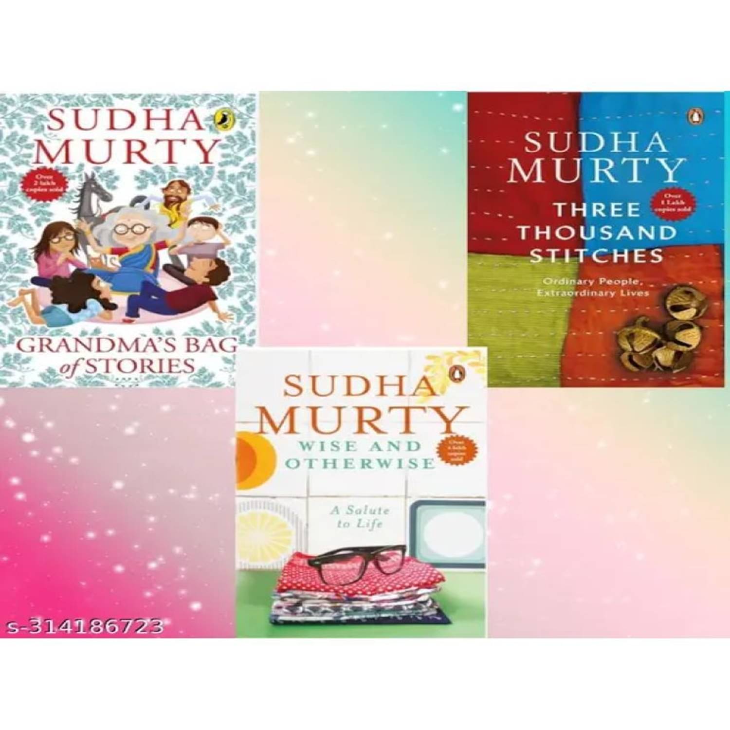     			WISE OTHERWISE & BAG  STORIES+ THREE THOUSAND By Murty Sudha