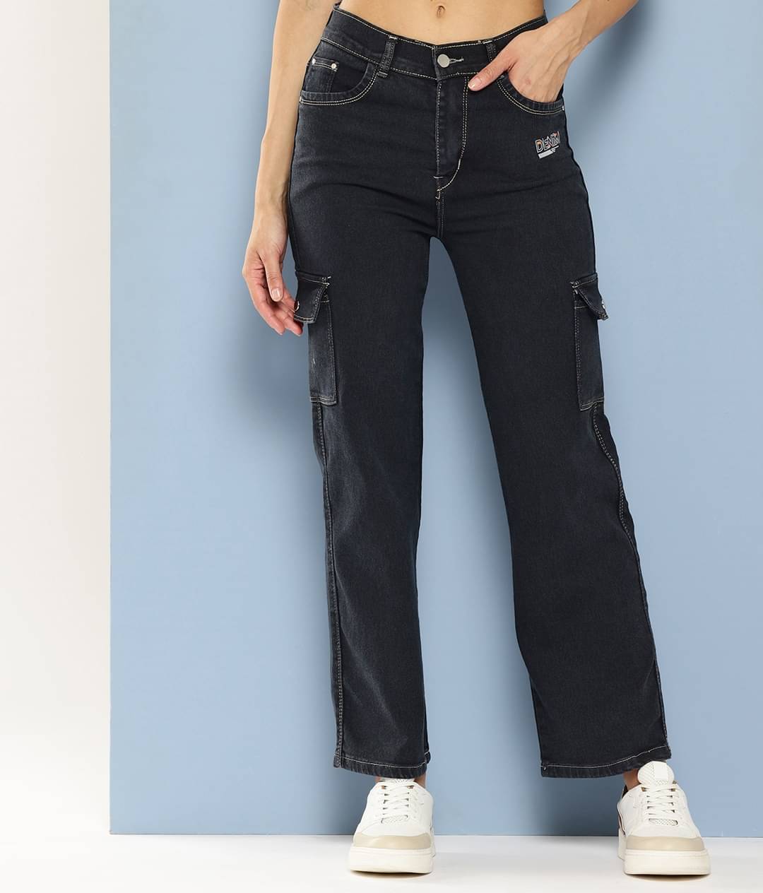     			Aarika Girls Denim Jeans ( Pack of 1 , Black )