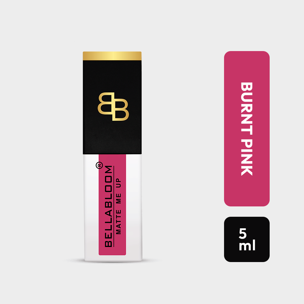     			BELLABLOOM Bubble Gum Pink Liquid Matte Lipstick, Smudge Proof & Creamy Texture, 5ml (Pack of 1)
