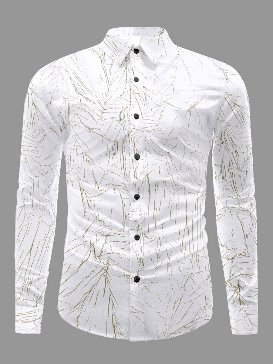 Bombay Begum Poly Cotton Regular Fit Printed Full Sleeves Men's Casual Shirt - Green ( Pack of 1 ) Bombay Begum Poly Cotton Regular Fit Printed Full Sleeves Men's Casual Shirt - Green ( Pack of 1 )