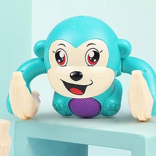     			ECLET 360 Degree Rotation Dancing and Spinning Rolling Doll Tumble Monkey Toy Voice Control Banana Monkey with Musical Toy with Light and Sound Effects and Sensor (Mix Colors (Multicolor, Pack of: 1)  (Multicolor)