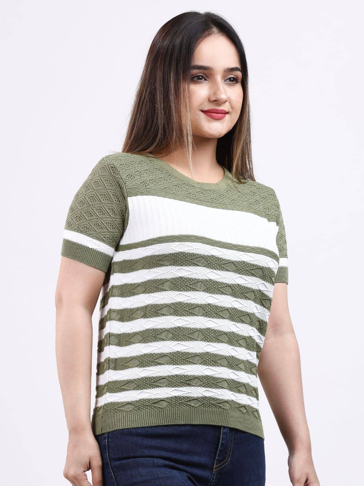 FEVERFEW Olive Cotton Linen Women's Regular Top ( Pack of 1 ) FEVERFEW Olive Cotton Linen Women's Regular Top ( Pack of 1 )