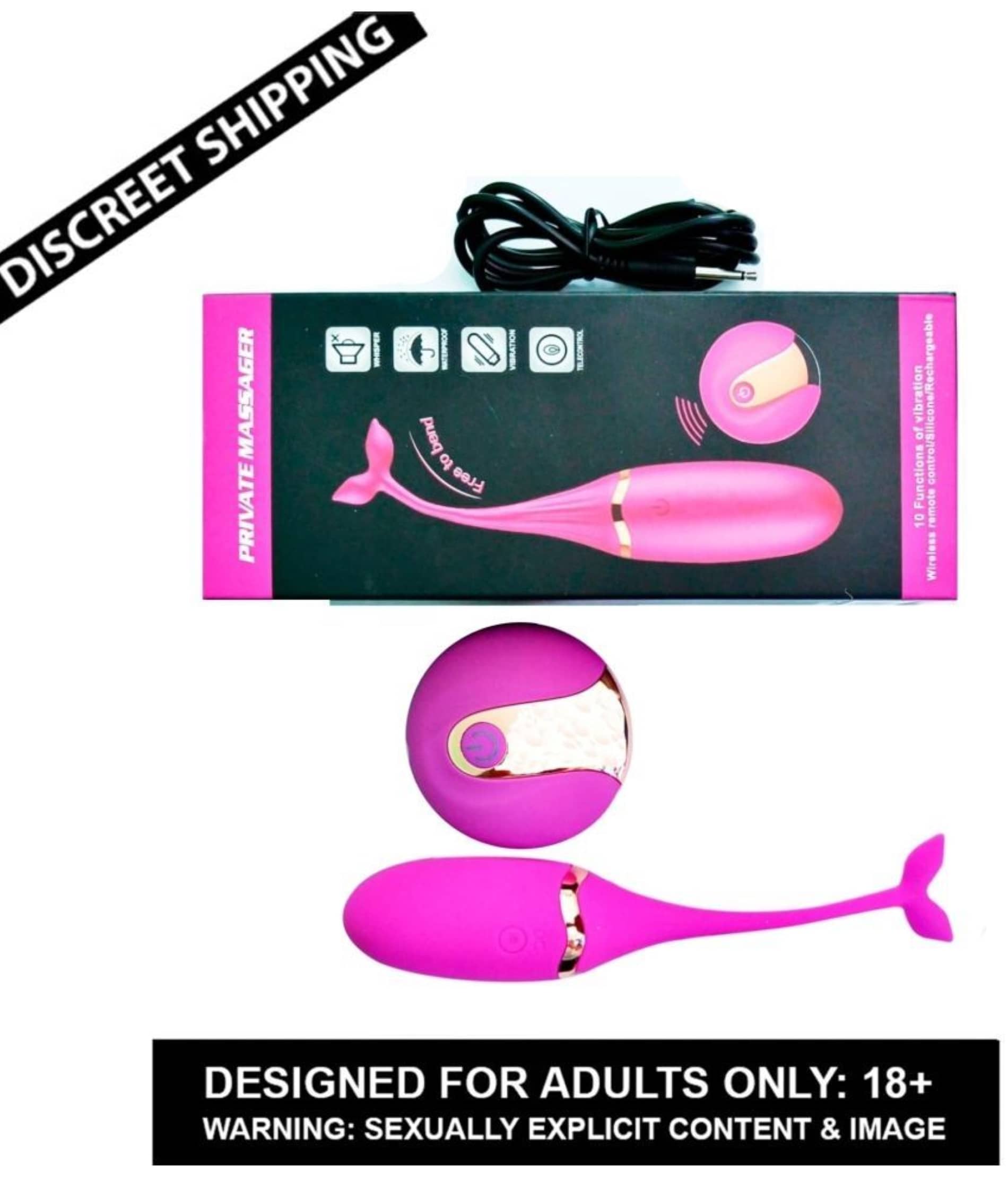 Fish Shaped Vibrating Egg With Wireless Remote Control And USB Charging Sex Toy For Women BY SEX TANTRA