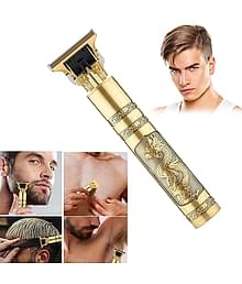 GATIMAN HairTrimmer Gold Cordless Beard Trimmer With 125 minutes Runtime