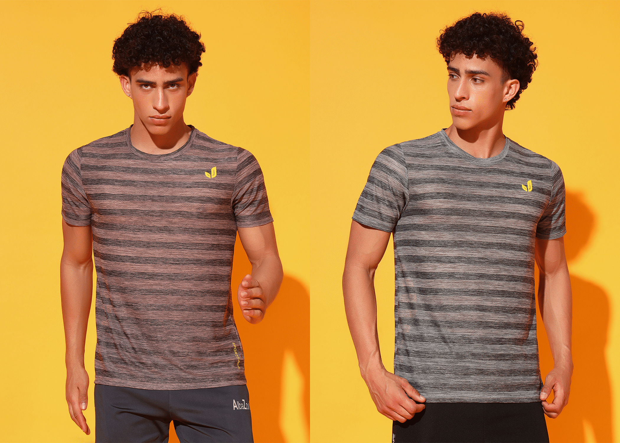 Glito Polyester Regular Fit Striped Half Sleeves Men's Round T-Shirt - Multicolor12 ( Pack of 2 ) Glito Polyester Regular Fit Striped Half Sleeves Men's Round T-Shirt - Multicolor12 ( Pack of 2 )