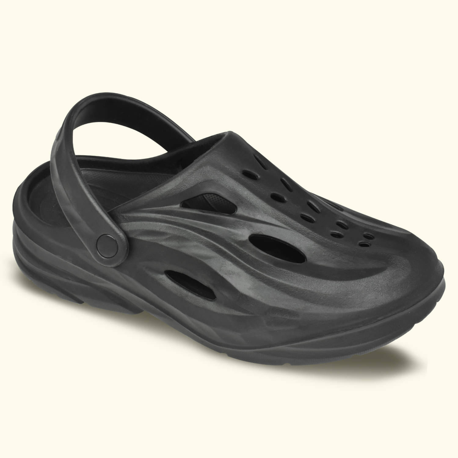 Impakto - Black Men's Clogs     			Impakto - Black Men's Clogs
