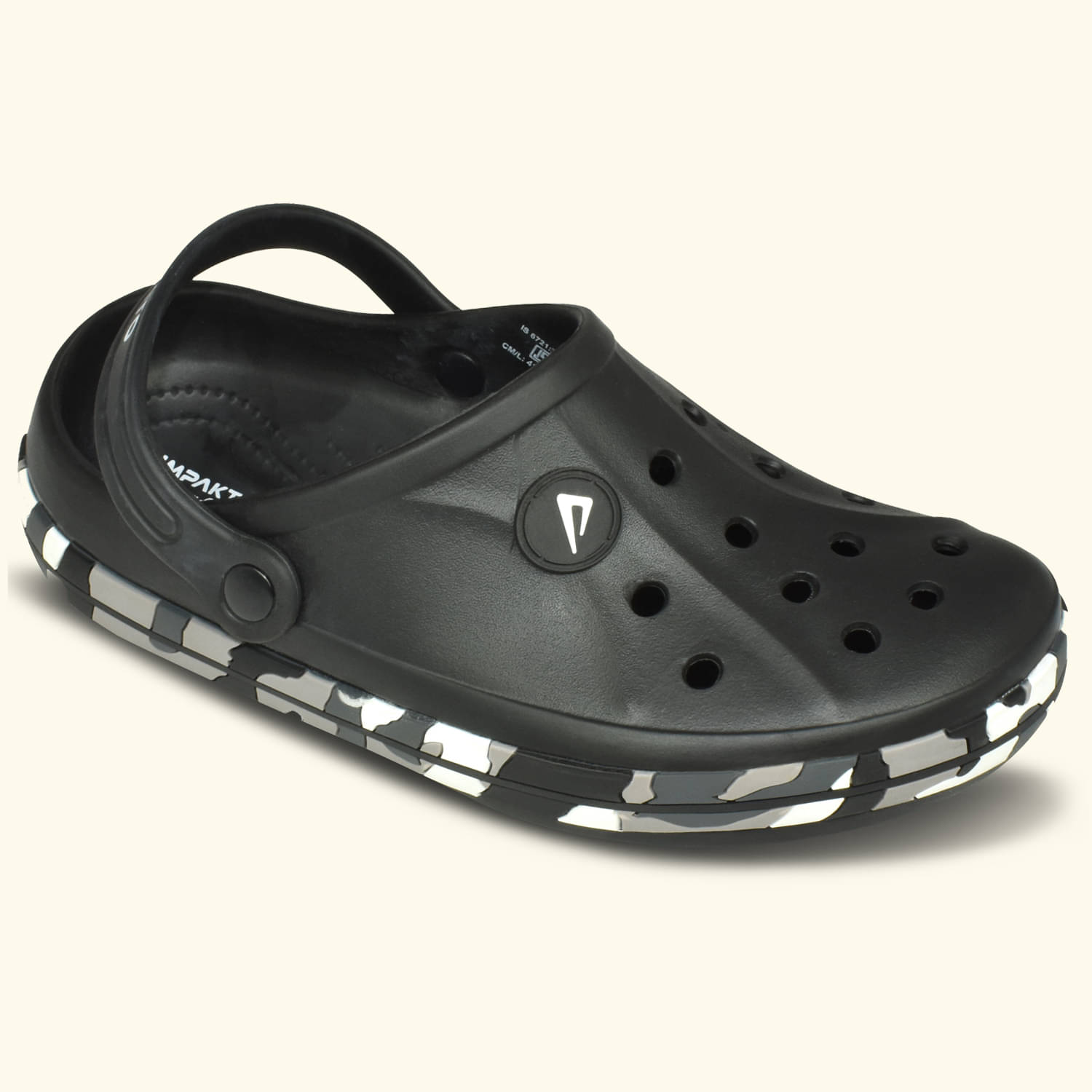 Impakto - Black Men's Clogs     			Impakto - Black Men's Clogs