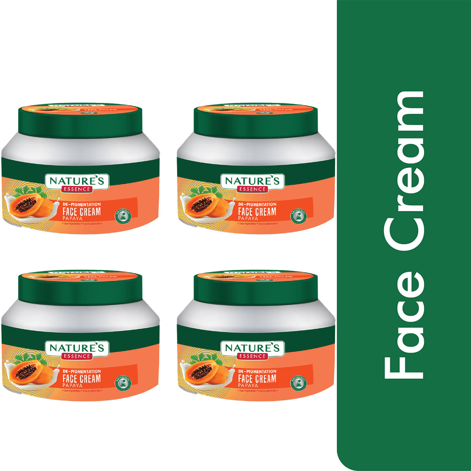     			Nature's Essence De-pigmentation face cream papaya, 60gm, (Pack of 4)