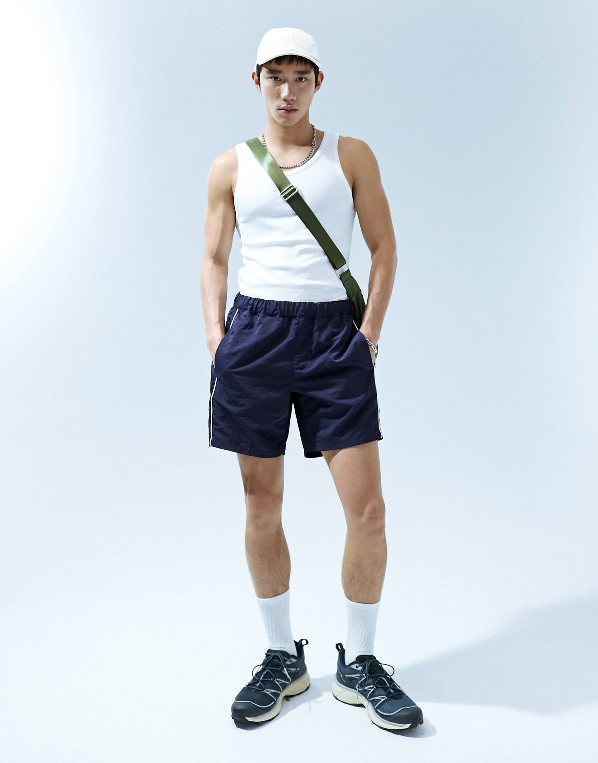 Reoutlook Navy Blue Polyester Men's Shorts ( Pack of 1 ) - Shorts | Buy online on ZillyBuy