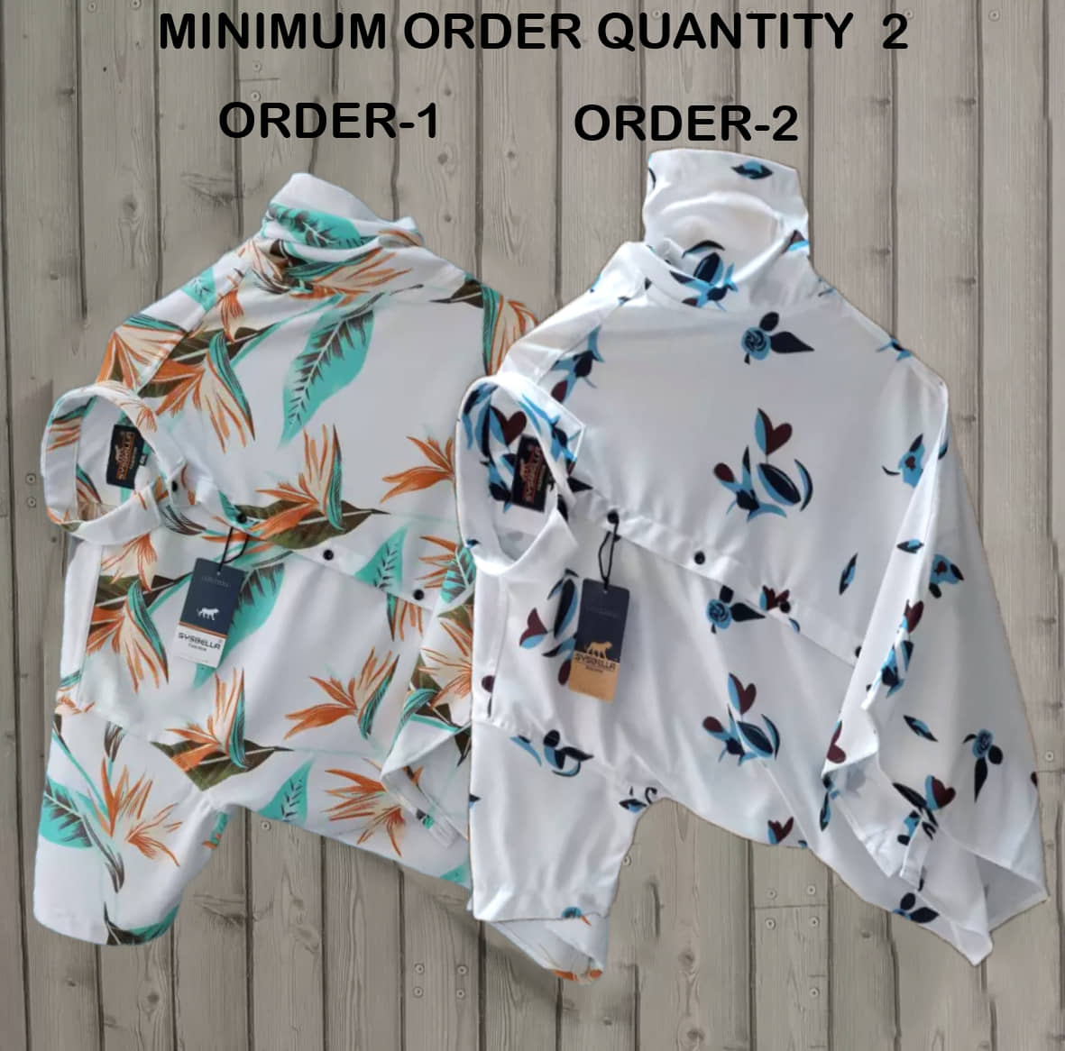 TIGERSNAKE Polyester Regular Fit Printed Half Sleeves Men's Casual Shirt - Multicolor ( Pack of 2 )