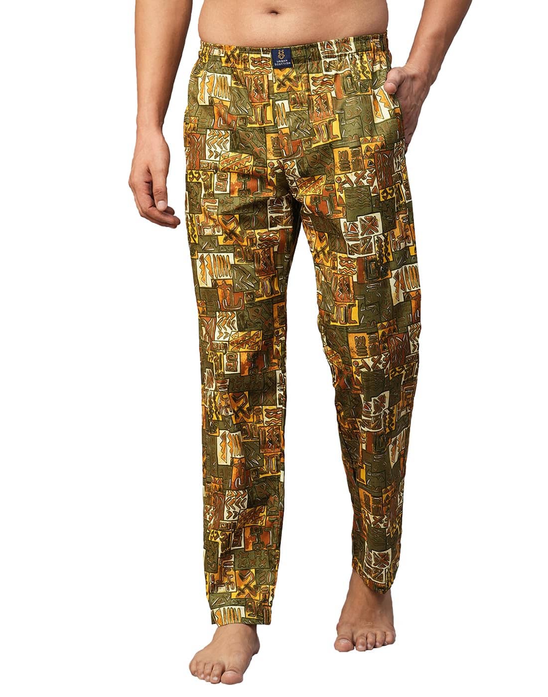 URBAN SCOTTISH Pack of 1 Pyjama For Men's ( Multi )