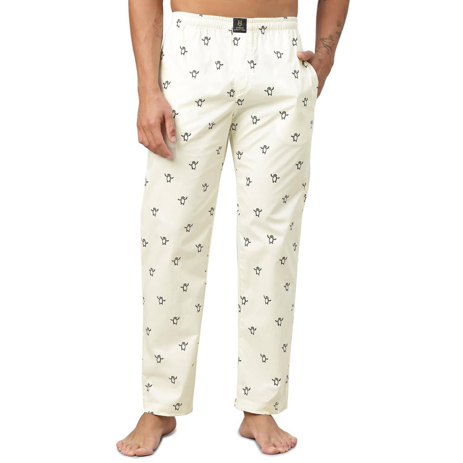 URBAN SCOTTISH Pack of 1 Pyjama For Men's ( Beige ) URBAN SCOTTISH Pack of 1 Pyjama For Men's ( Beige )
