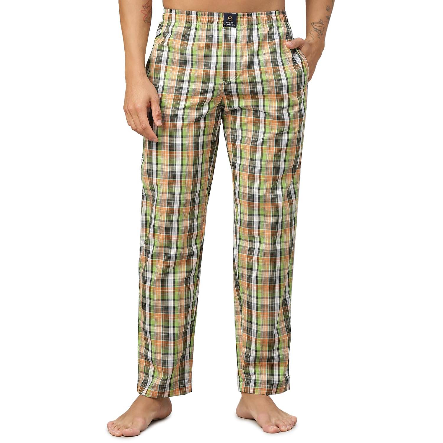 URBAN SCOTTISH Pack of 1 Pyjama For Men's ( Green ) URBAN SCOTTISH Pack of 1 Pyjama For Men's ( Green )
