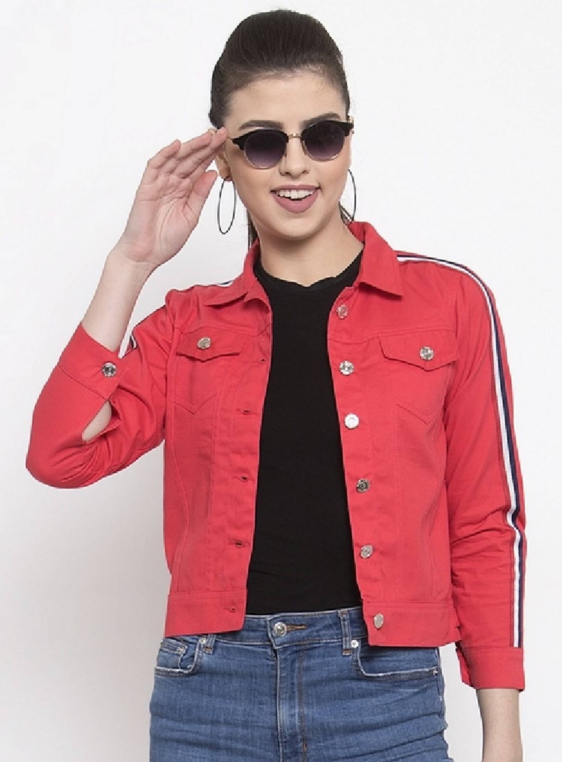 VOXATI - Denim Multi Color Denim Jacket VOXATI - Denim Multi Color Denim Jacket